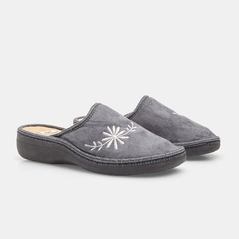 Pantuflas De Mujer, Gris Pantuflas De Mujer, Gris